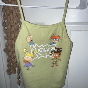 Small green rugrats tank top